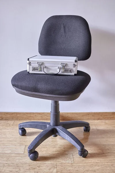 Studio Photo Black Office Chair — Stock Photo, Image