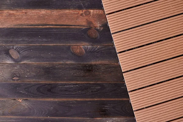 Studio Photo Outdoor Timber Decking — Stock Photo, Image