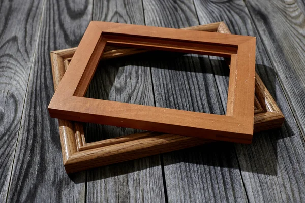 Studio Photo Timber Photo Frame — Stock Photo, Image