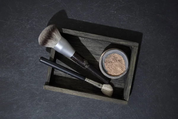 Studio Photo Makeup Brushes — Stock Photo, Image