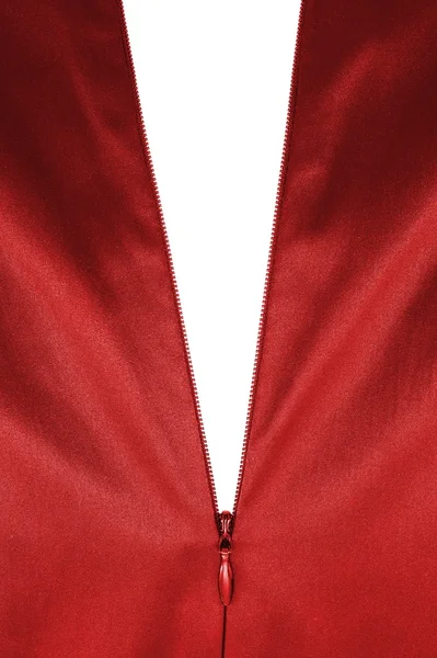 Satin Zipper — Stock Photo, Image