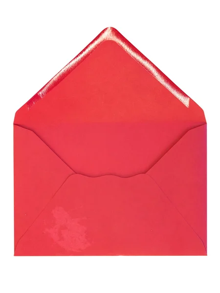 Envelope vermelho — Fotografia de Stock