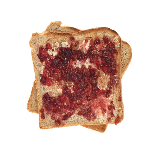 Jam на тості — стокове фото