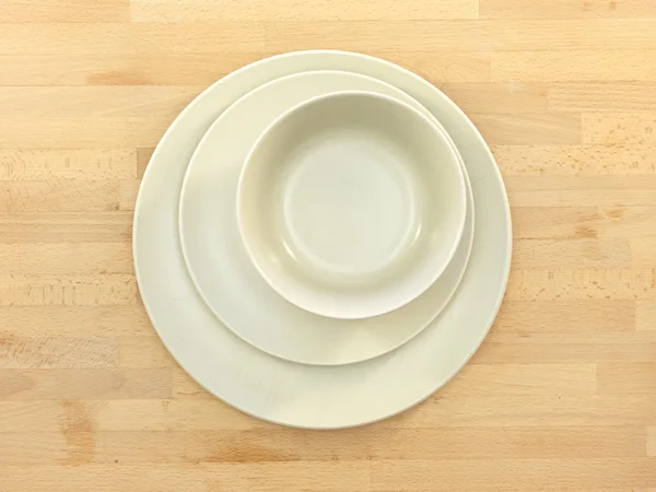 저녁 식사용 접시 — 스톡 사진