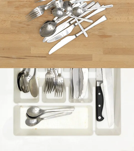 Cutlery Draw — Stock Photo, Image
