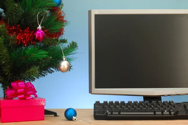 Natale al lavoro — Foto Stock