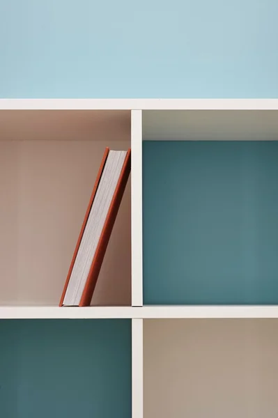 Simple White Book Case — Stock Photo, Image