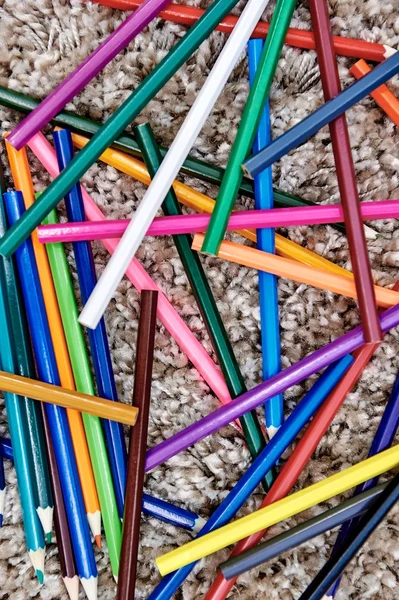 Färbung in Bleistiften — Stockfoto