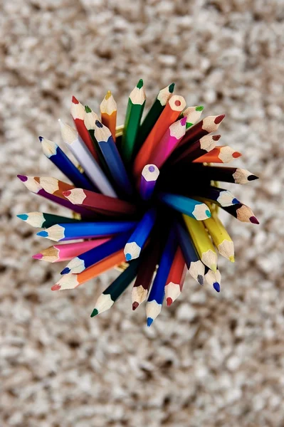 연필에 착 색 — 스톡 사진