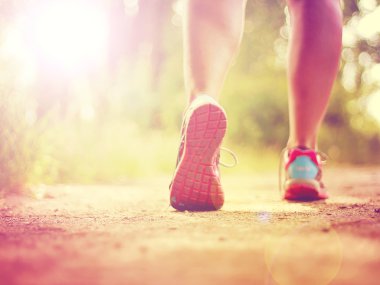 atletik çift jogging bacak
