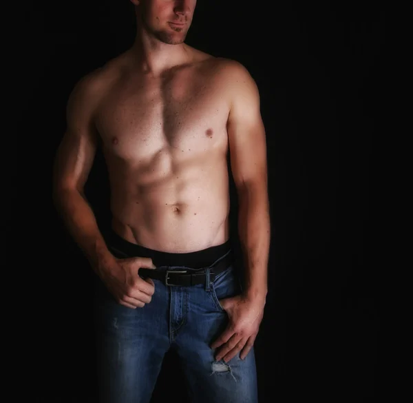 Man without his shirt — Stock Photo, Image