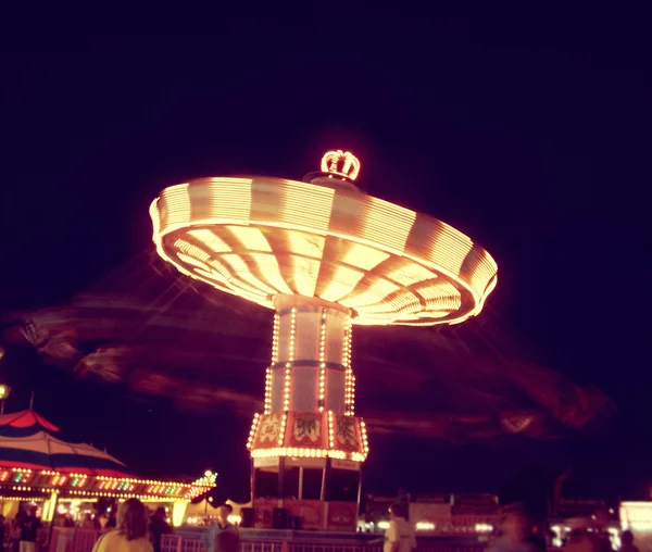 Roda gigante no parque de luna — Fotografia de Stock