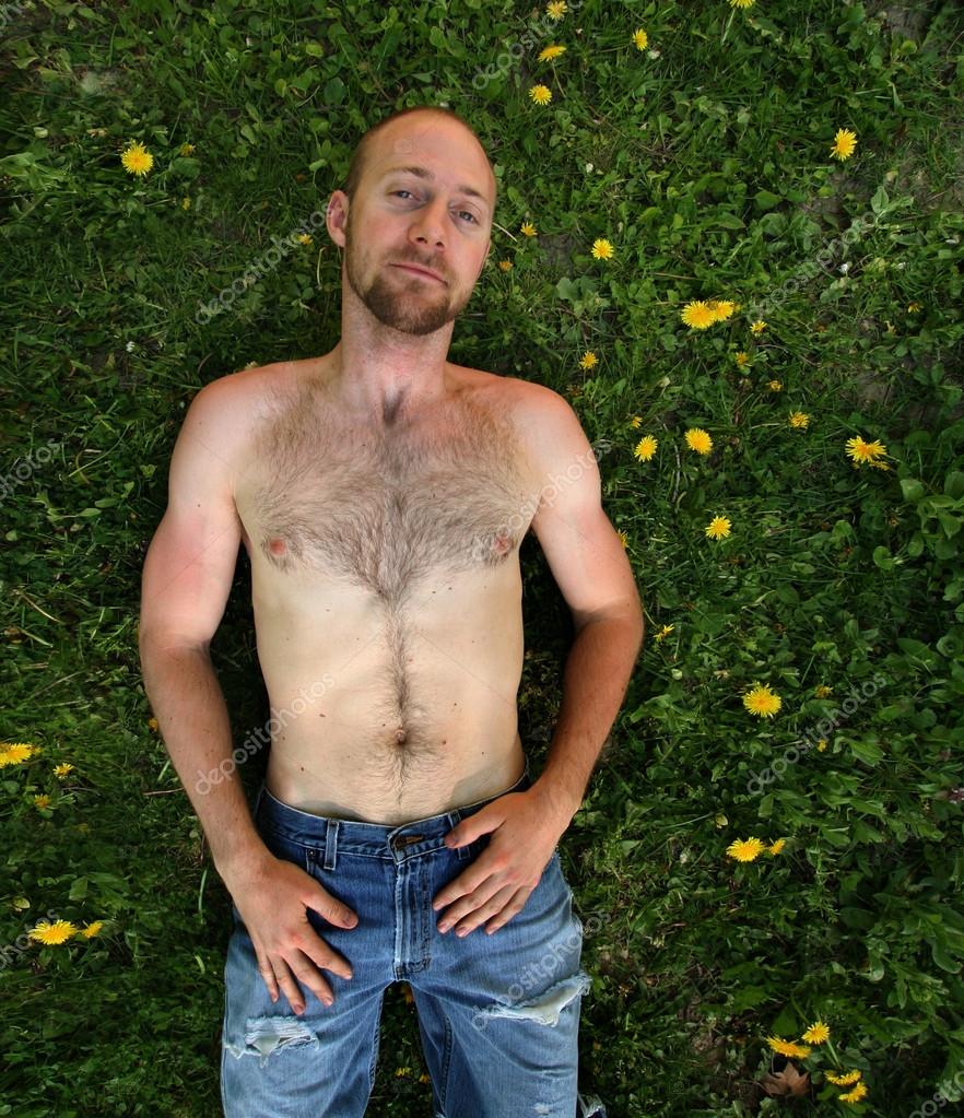 Man surrounded by weeds Stock Photo © graphicphoto #53617771