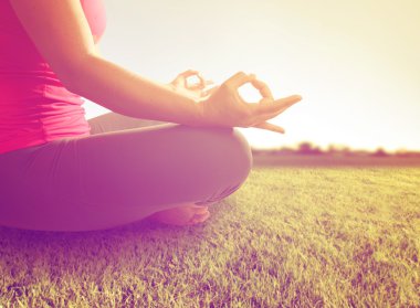 kadın meditasyon Yoga pose