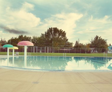 Local public pool clipart