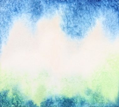 Mavi ıslak ıslak soyut suluboya