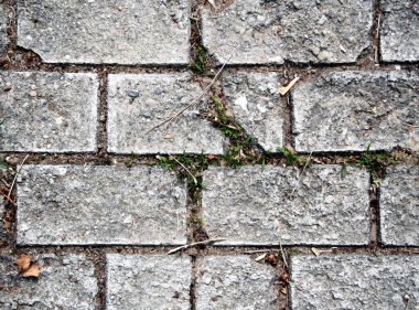 Eski tuğla taş duvar