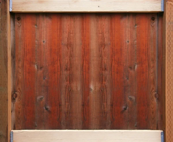 Wooden panel of cut lumber — Stock Photo, Image