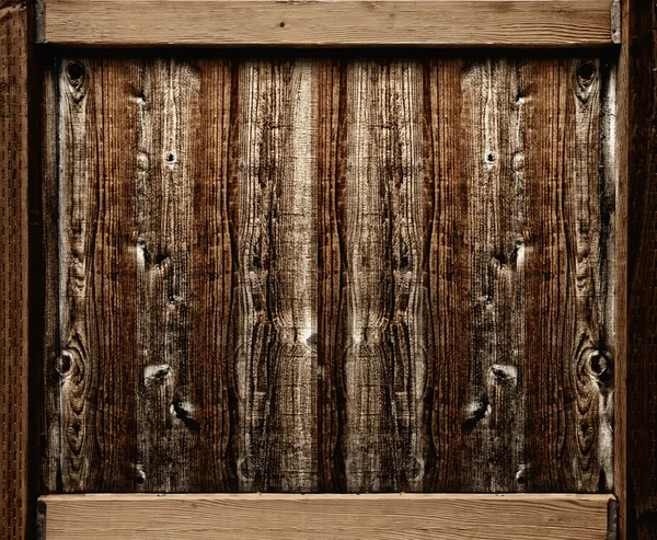 カット木材の木製パネル — ストック写真