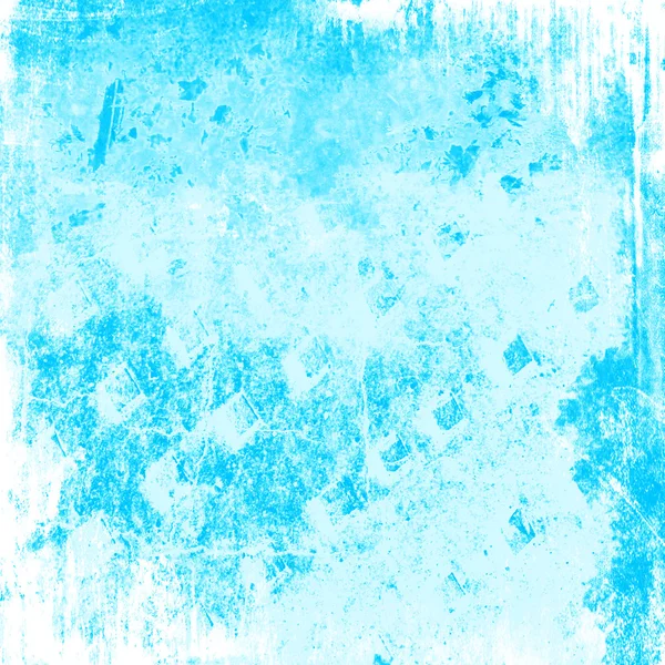 蓝湿湿的抽象水彩画 — 图库照片