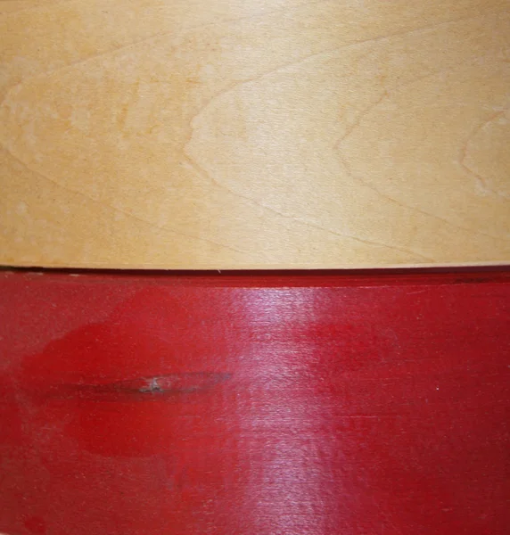 Latar belakang merah kayu yang dicat — Stok Foto