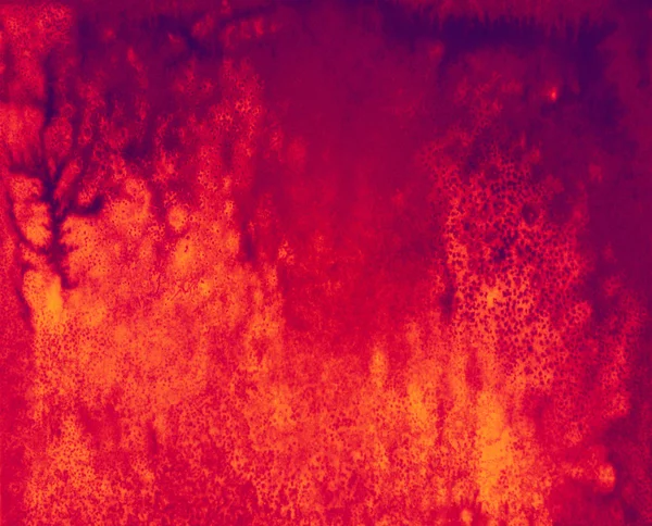 sulu boya boyalı el