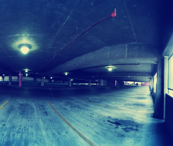 Concrete structure parking garage — Stock Photo, Image