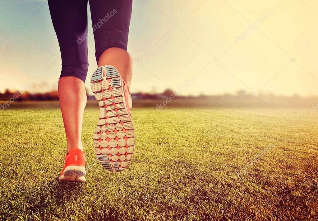 Athletic pair of legs running — Stock Photo © graphicphoto 59132871