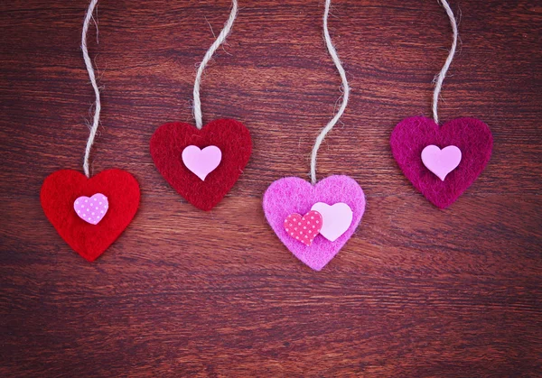 Valentines day hearts — Stock Photo, Image