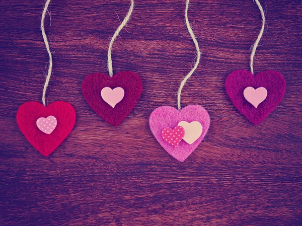 Valentines day hearts — Stock Photo, Image