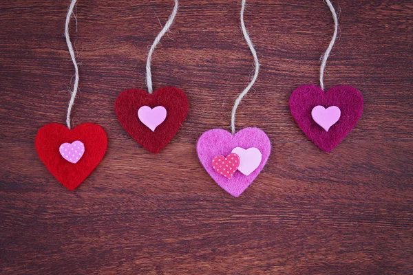 Valentines day hearts — Stock Photo, Image
