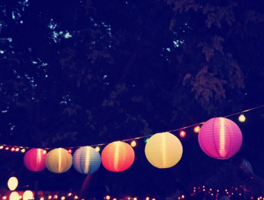 Parti Çin kağıt fenerler
