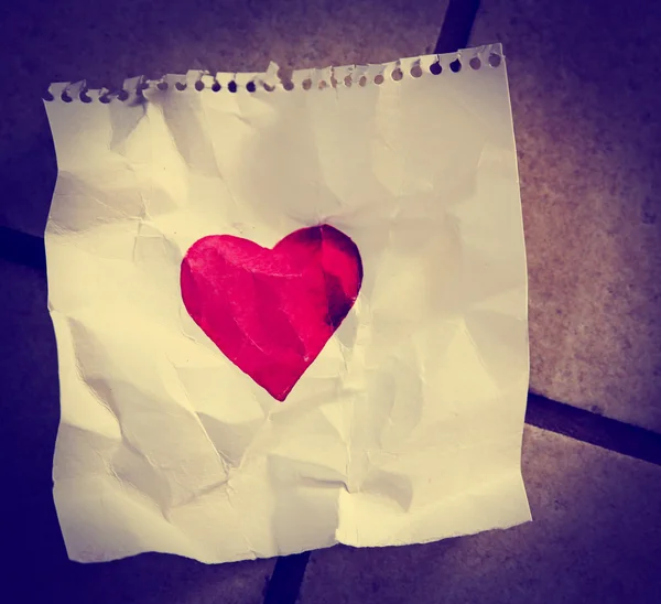 Corazón de papel pintado —  Fotos de Stock