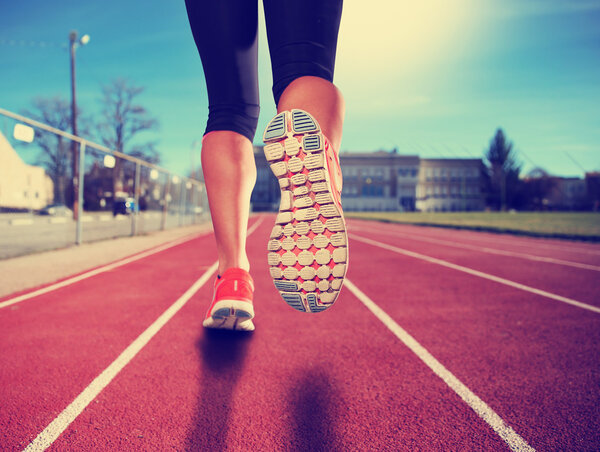 Woman going for a jog