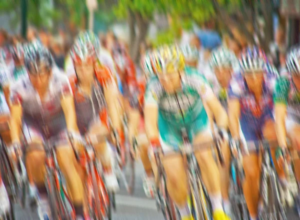 Bicycle riders in a bike race — Stock Photo, Image