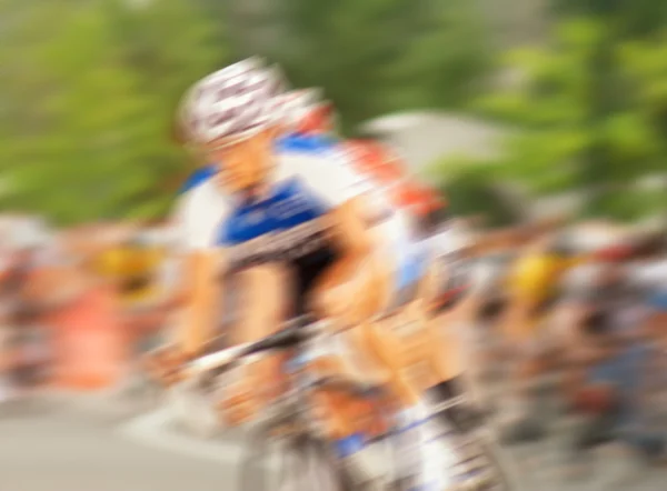Pengendara sepeda dalam perlombaan sepeda — Stok Foto