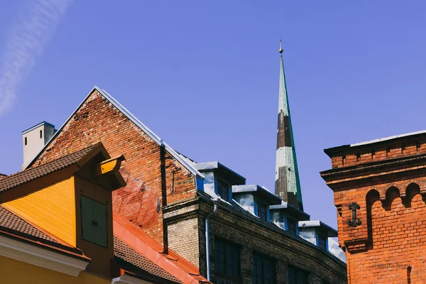 Telhados da Cidade Velha em Tallinn — Fotografia de Stock
