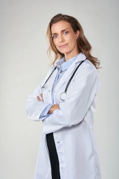 Woman professional doctor in uniform — Stock Photo, Image