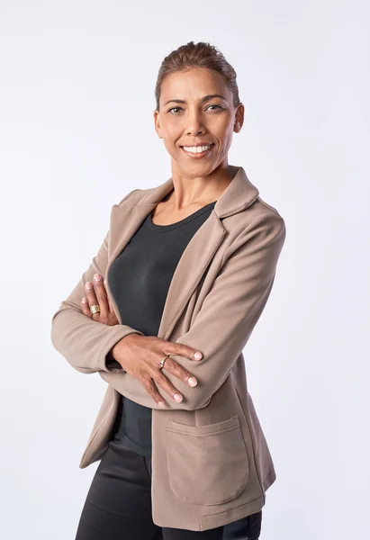 Mixed race business woman — Stock Photo, Image