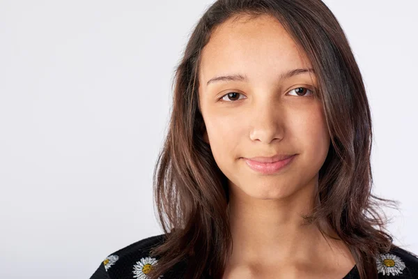 Mixed race teenager girl — Stock Photo, Image