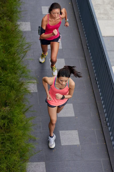 Fitness-Frauen laufen — Stockfoto