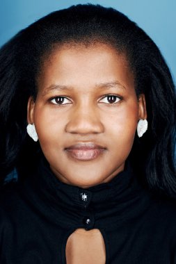 gerçek siyah Afrika kadın