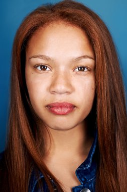 gerçek siyah Afrika kadın