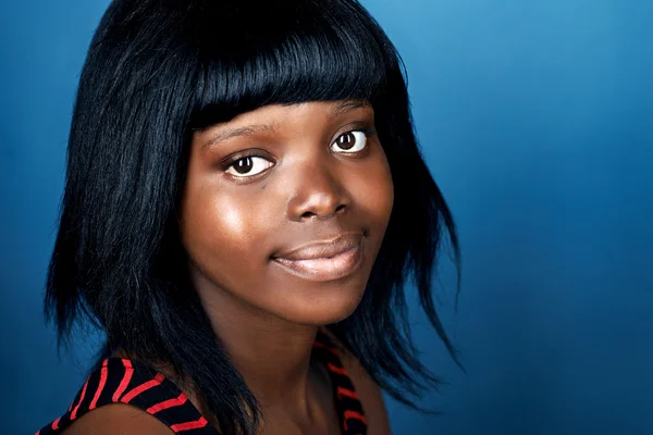 Verdadeira mulher negra africana — Fotografia de Stock