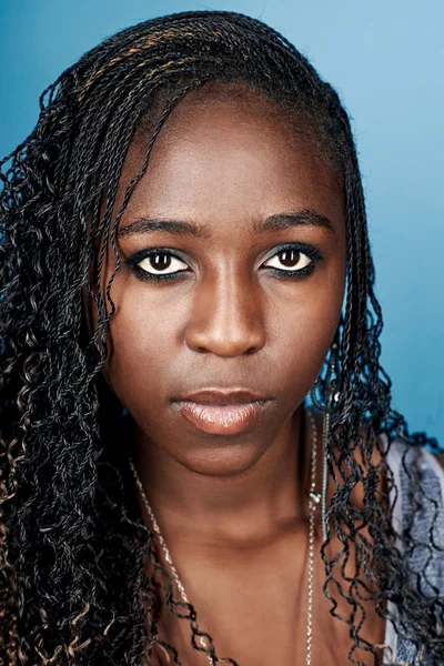 Verdadeira mulher negra africana — Fotografia de Stock