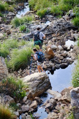 Çift hiking vahşi uygun