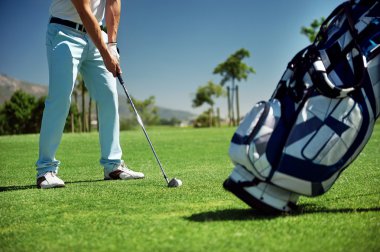 Golf Sahası içinde fairway vurdu
