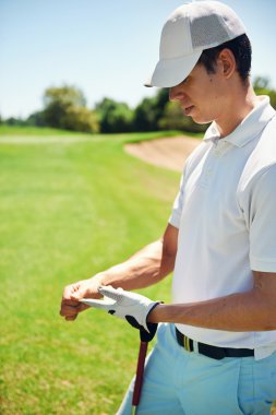 golf sahasında golf