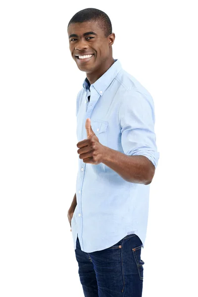 Confiado hombre africano casual — Foto de Stock