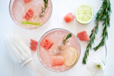 Refreshing Watermelon drink clipart